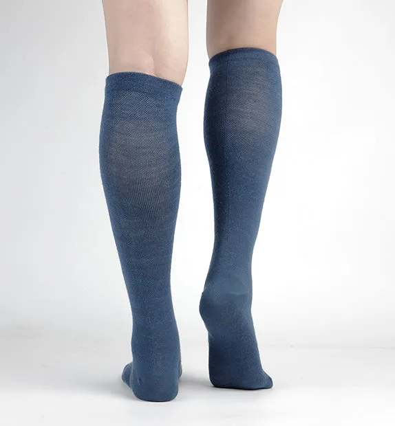 Lightweight Merino Wool Everyday Compression Socks (15-20mmHg) - Solids - 3 Pack