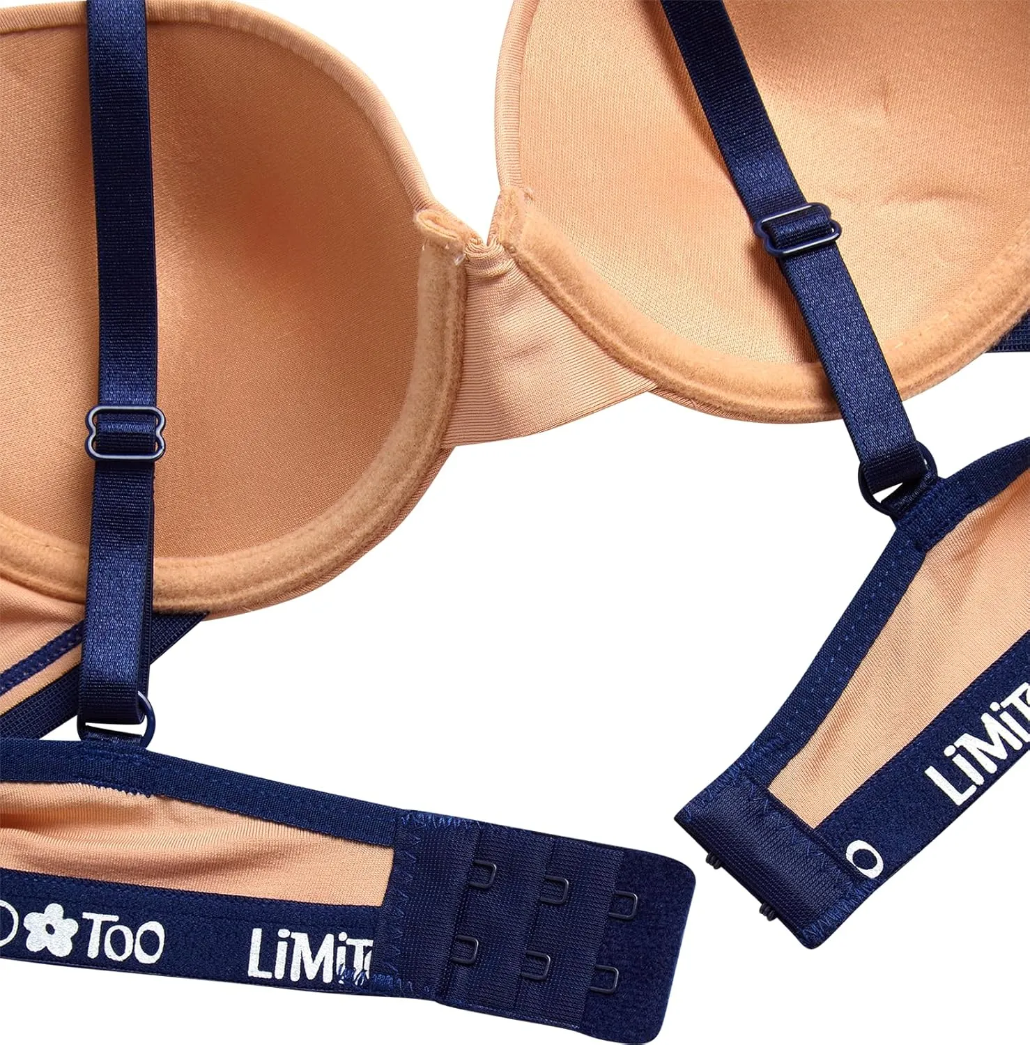 Limited Too Girls' Bras - 3 Pack Lightweight Wireless Microfiber Bras for Girls, Seamless Molded Everyday Bra (30A-34A)