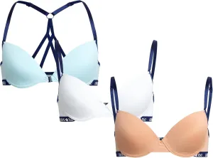 Limited Too Girls' Bras - 3 Pack Lightweight Wireless Microfiber Bras for Girls, Seamless Molded Everyday Bra (30A-34A)