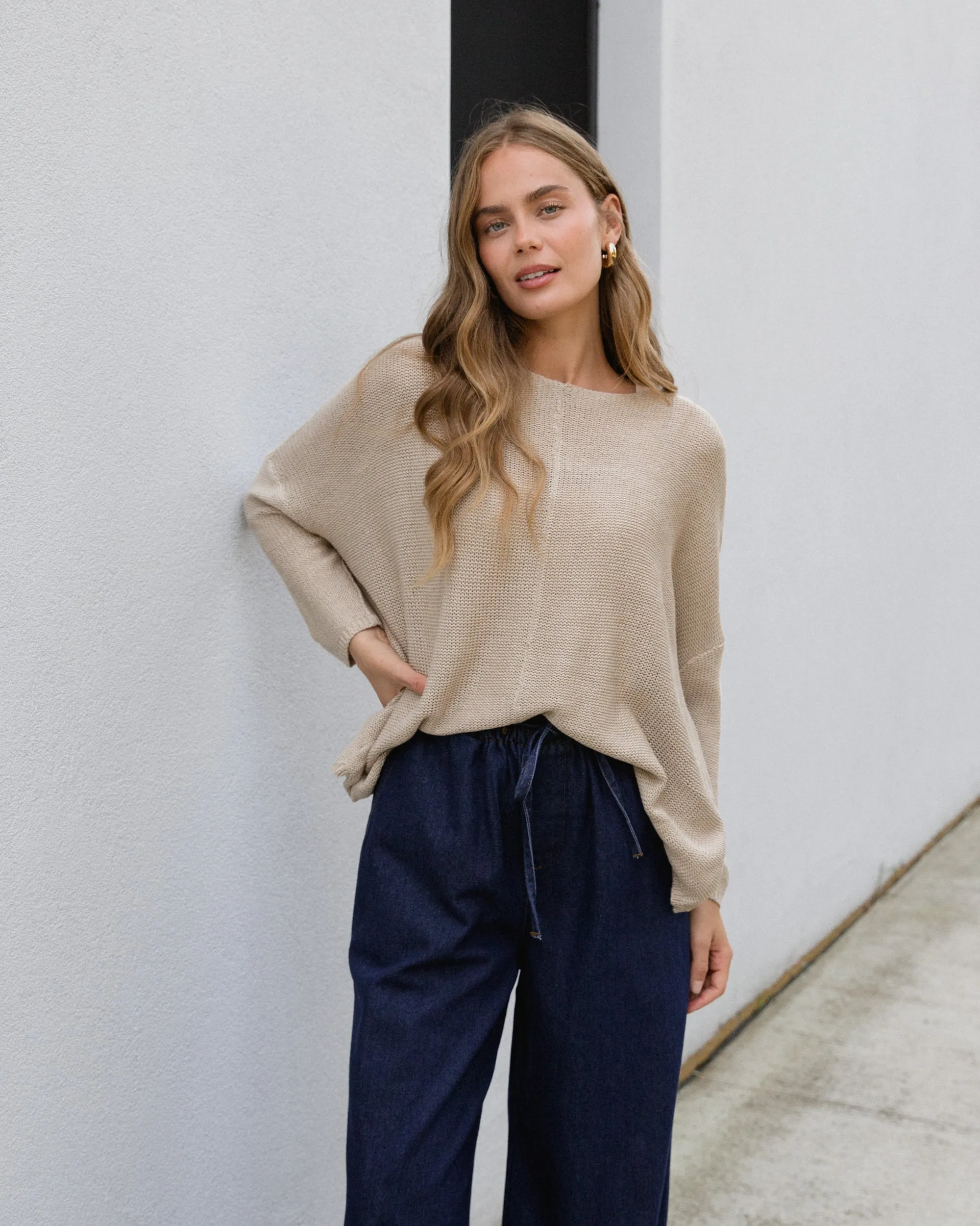 LOL70434 NATURAL MILLIE JUMPER