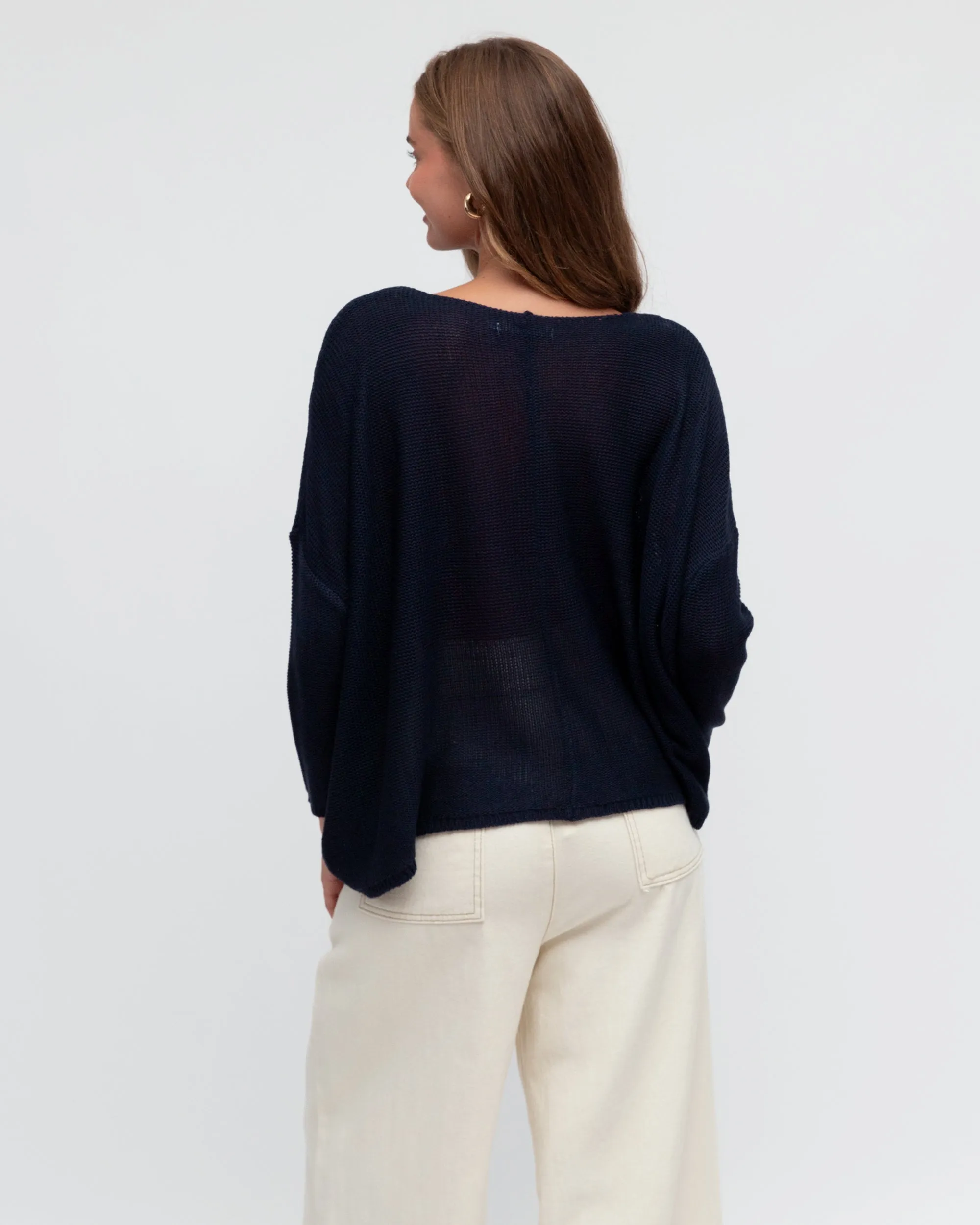 LOL70434 NAVY MILLIE JUMPER