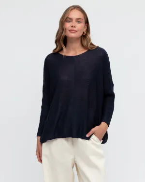 LOL70434 NAVY MILLIE JUMPER