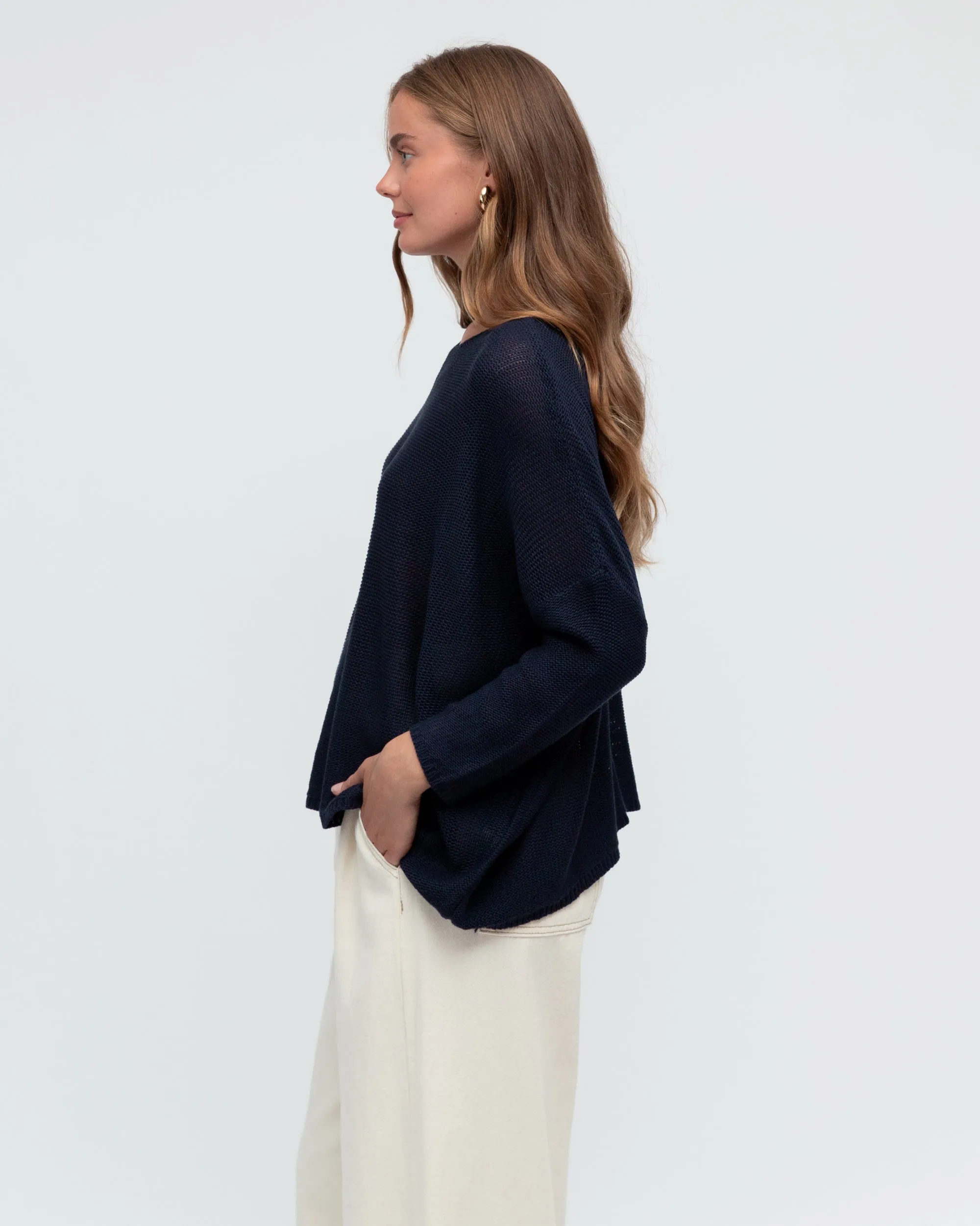 LOL70434 NAVY MILLIE JUMPER