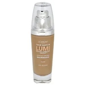 L’Oreal ParisTrue Match Lumi Healthy Luminous Makeup, Porcelain/Light Ivory [W1-2], 1 oz (Pack of 2)