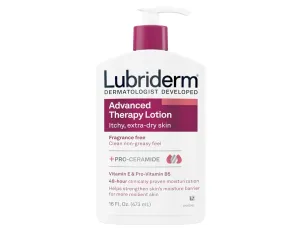 LUBRIDERM Advanced Therapy Lotion, 24 ounces (Pack of 2)