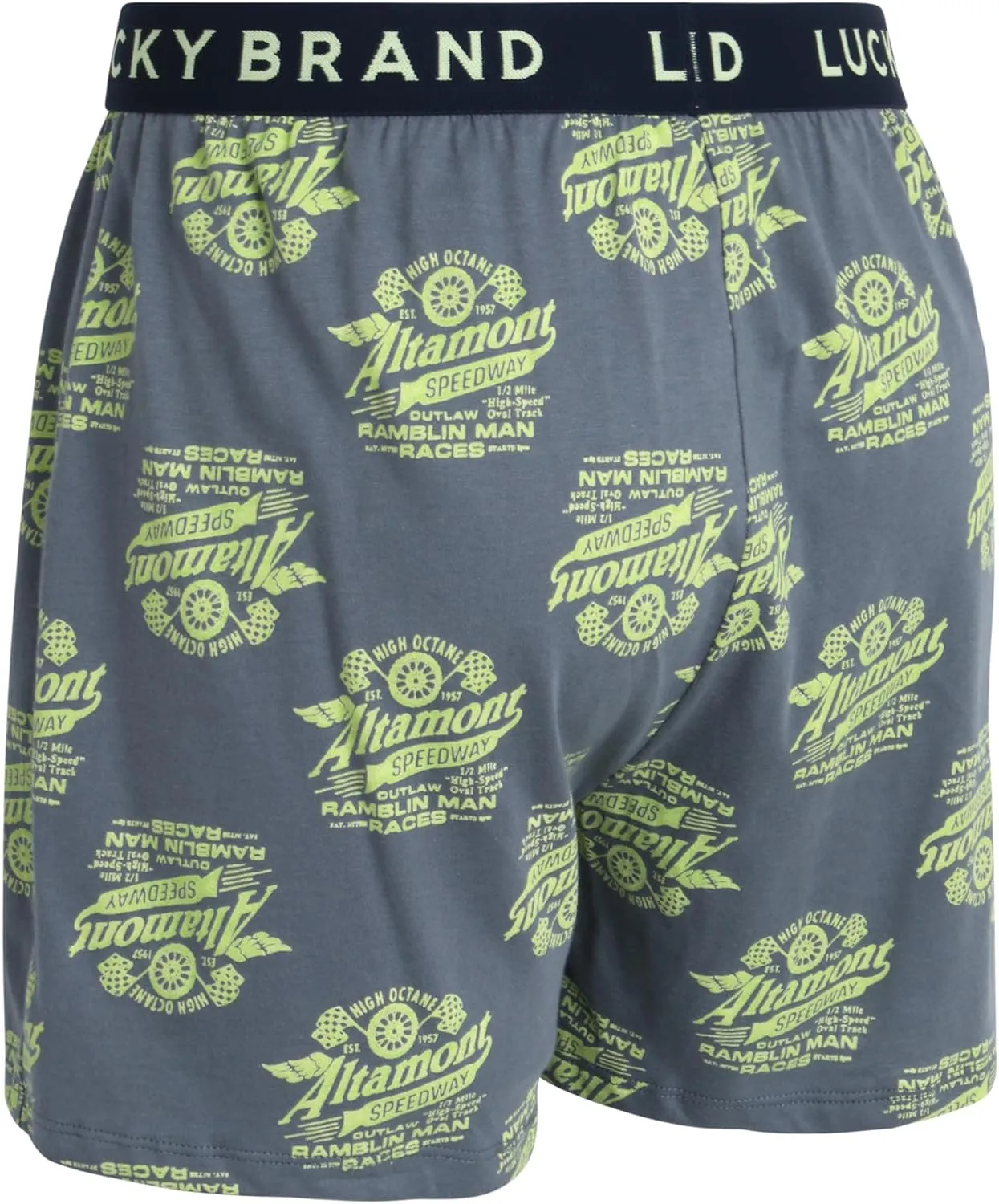 Lucky Brand Boxers for Men – 6 Pack Knitted Mens Underwear with Functional Fly - Classic Mens Boxers (S-XXL)