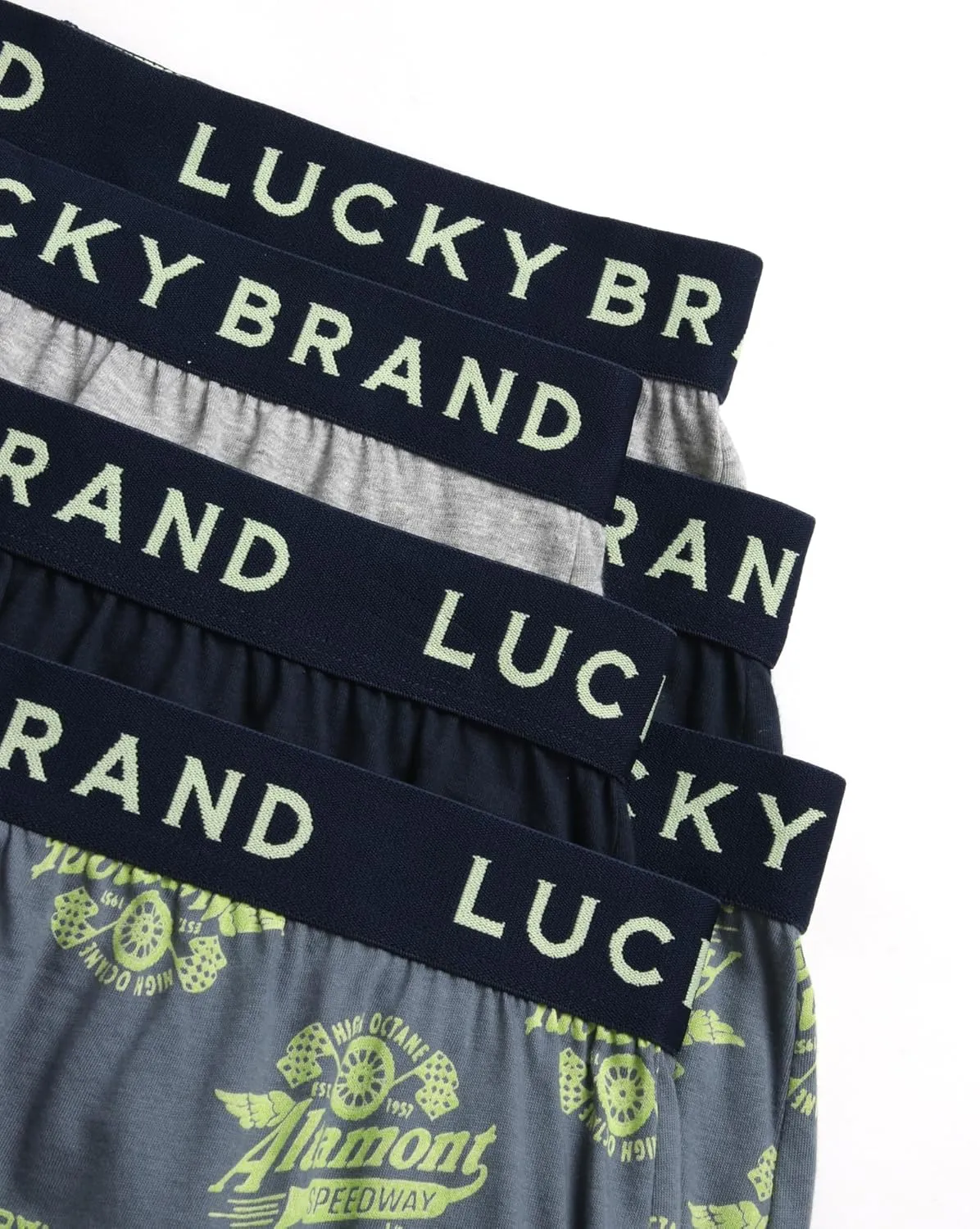 Lucky Brand Boxers for Men – 6 Pack Knitted Mens Underwear with Functional Fly - Classic Mens Boxers (S-XXL)