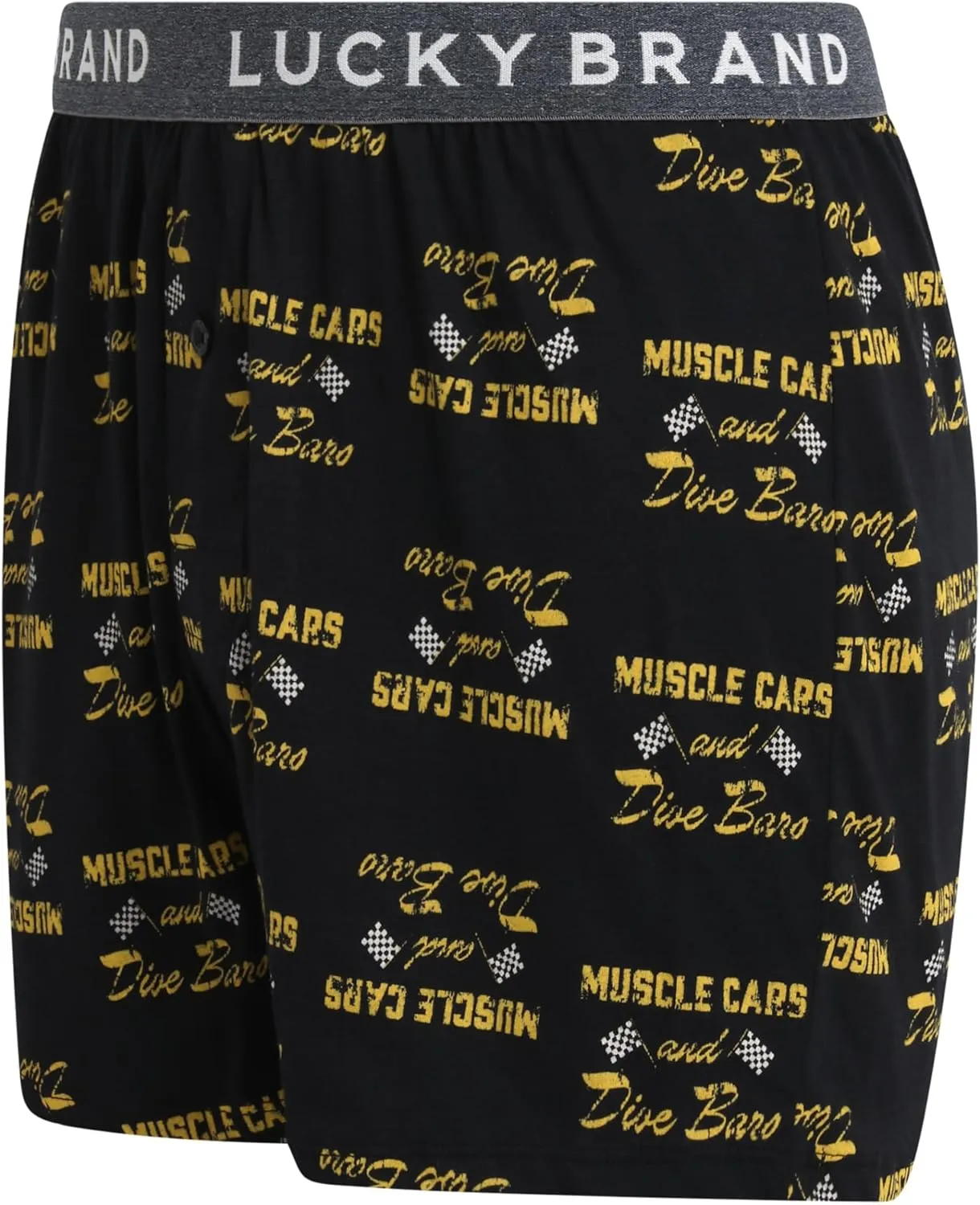 Lucky Brand Men's Boxer Shorts – 3 Pack Knitted Mens Underwear Boxers with Functional Fly - Classic Boxers for Men (S-XXL)