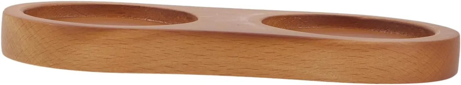 MAGICLULU Pepper Sauce Bottle Tray Wooden Salt Pepper Holder Counter Decor Wedding Present