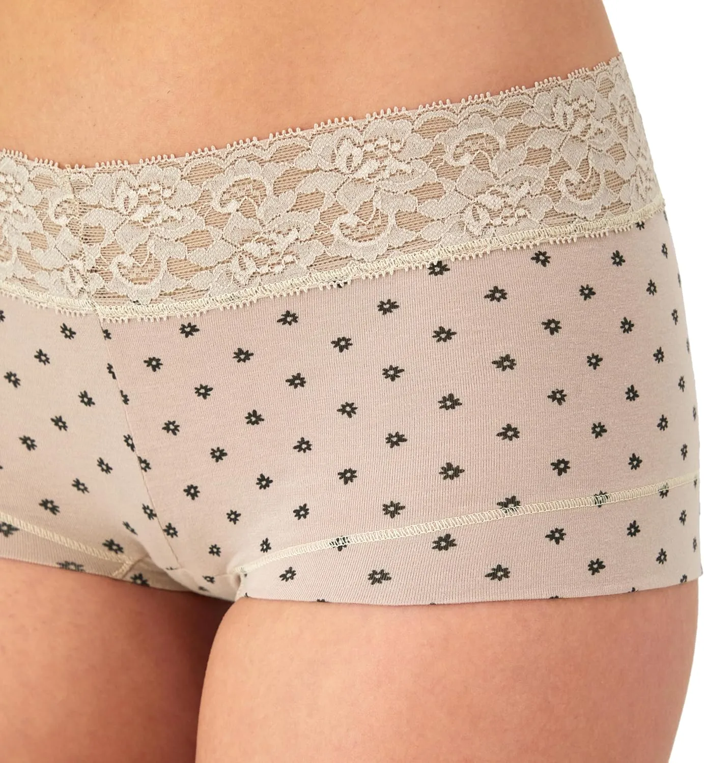 Maidenform Women's Boyshort Underwear, Stretch Cotton Boyshort Panties for Women, Assorted, 3-pack