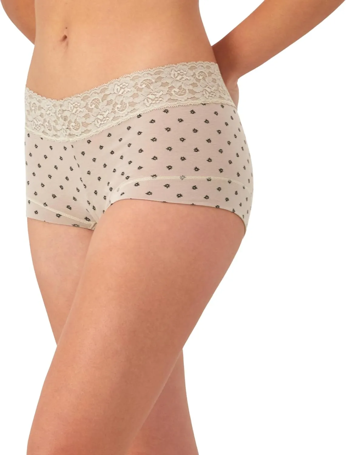 Maidenform Women's Boyshort Underwear, Stretch Cotton Boyshort Panties for Women, Assorted, 3-pack
