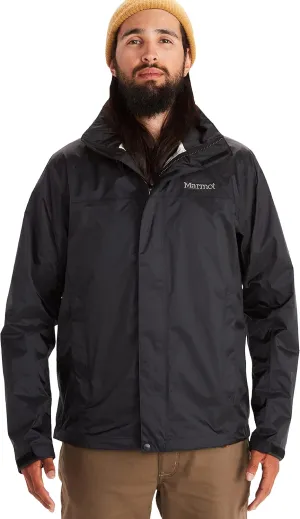 Marmot Men’s PreCip Jacket | Lightweight, Waterproof, Black, Small