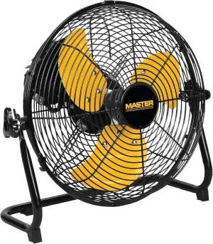Master 12 Inch Industrial High Velocity Floor Fan with 3 Speed Settings. Use for Shop, Garage or Warehouse. All Metal Construction (MAC-12F)