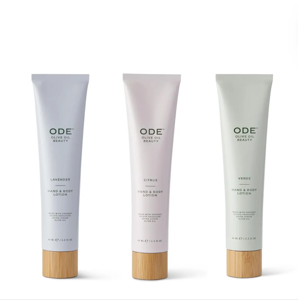McEvoy Ranch Assortment Tube Lotion Pack (3-pack) by ODE Olive Oil Beauty