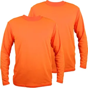 Men Ultra-Lightweight UPF 50  Sun Protection Breathable T-Shirts Long Sleeve-2 Pack