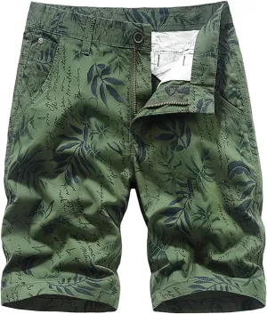 Mens Cargo Shorts Multi Pocket Relaxed Fit Workout Shorts Solid Color Lightweight Hiking Shorts for Camping Hiking