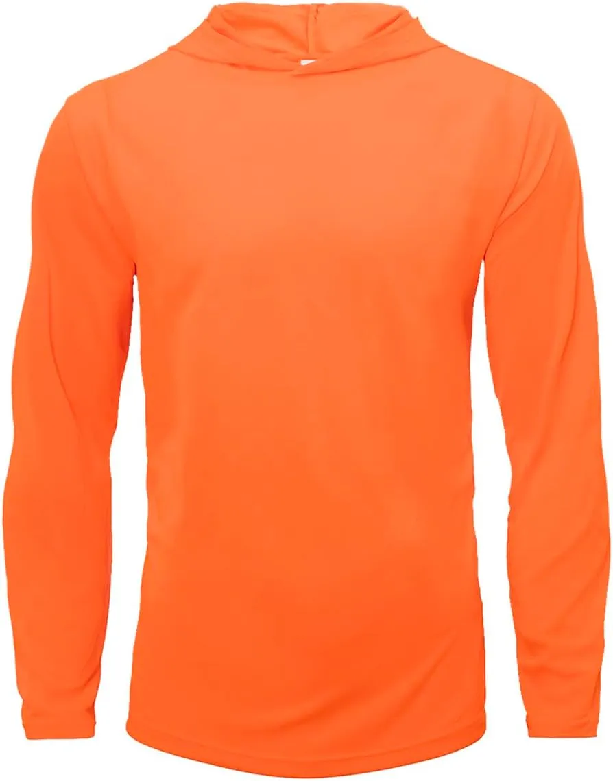 Mens Long Sleeve Shirt Lightweight Sun Protection Fishing Shirts Athletic Hoodie Shirts 5 Pack