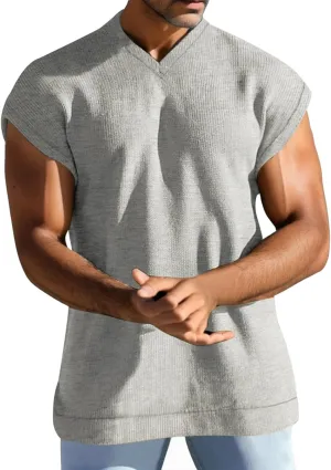 Mens Solid Combat Tactical Lightweight Breathable Vest Fitness Sleeveless Tank Tops 2024 Summer Casual Athletic Tshirt