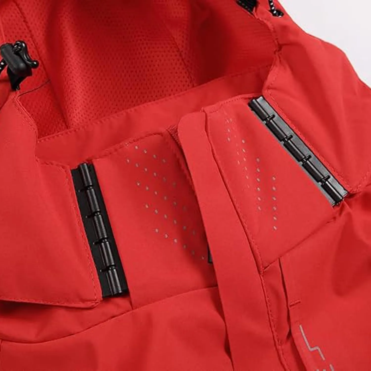 Men's Waterproof Windbreaker with Removable Hood Lightweight Rain Coats for Casual Hiking Cycling