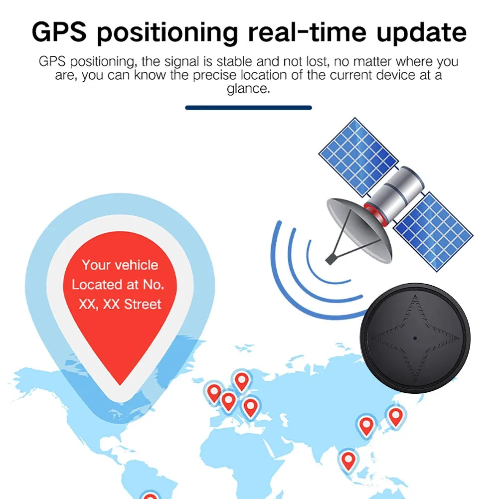 Mini GPS Tracker Car Motorcycle Truck Trackers Pets Dog Kids Children Vehicle Realtime Tracking Locator Mini Anti-lost Locator
