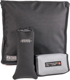 Mission Darkness Recon Faraday Drone Shield // Military-Grade RF Shielding for Drones UAVs Electronics Mobile Devices // Digital Forensics Signal Isolation Anti-tracking Travel Protection Bag