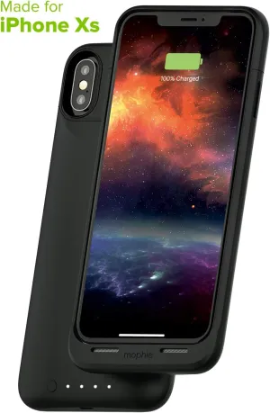 Mophie Juice Pack Air - Wireless Charging - Protective Battery Pack Case for Apple iPhone Xs/X - Black