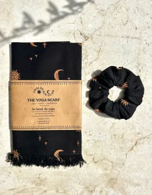 Mother's Day Yoga Scarf   Scrunchie Bundle - Mystic
