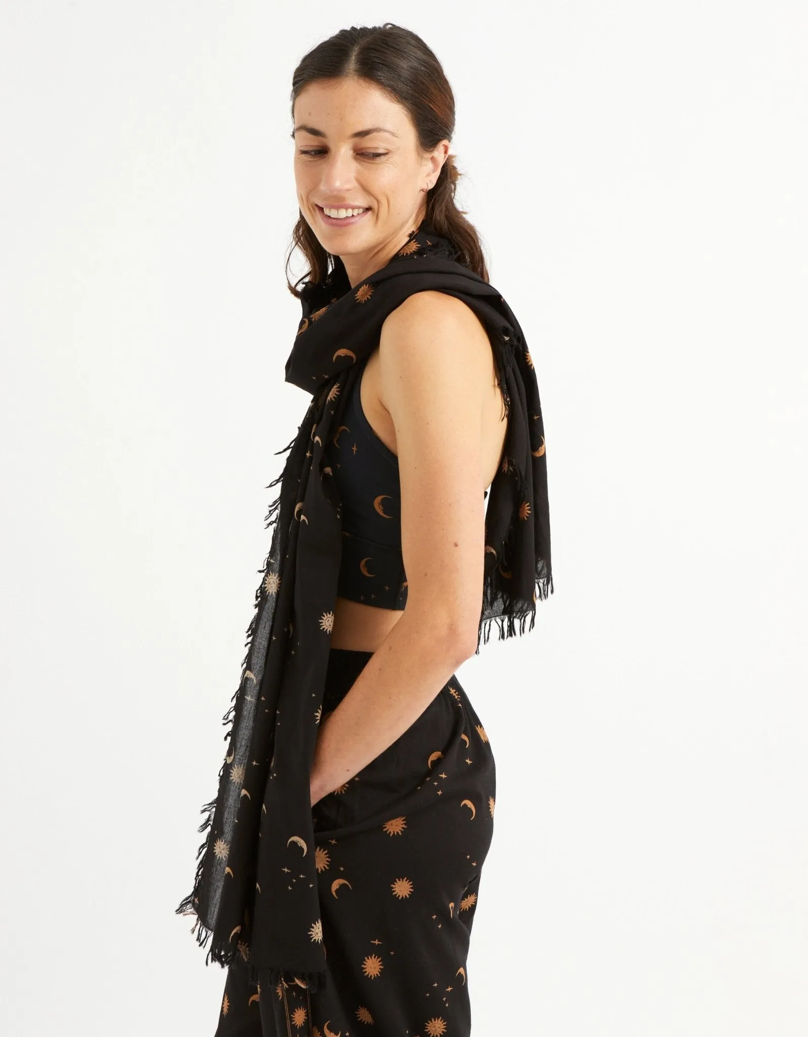 Mother's Day Yoga Scarf   Scrunchie Bundle - Mystic