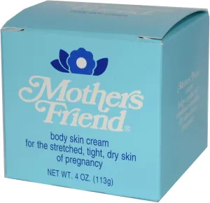 Mothers Friend Body Skin Cream 4 oz (Pack of 4)