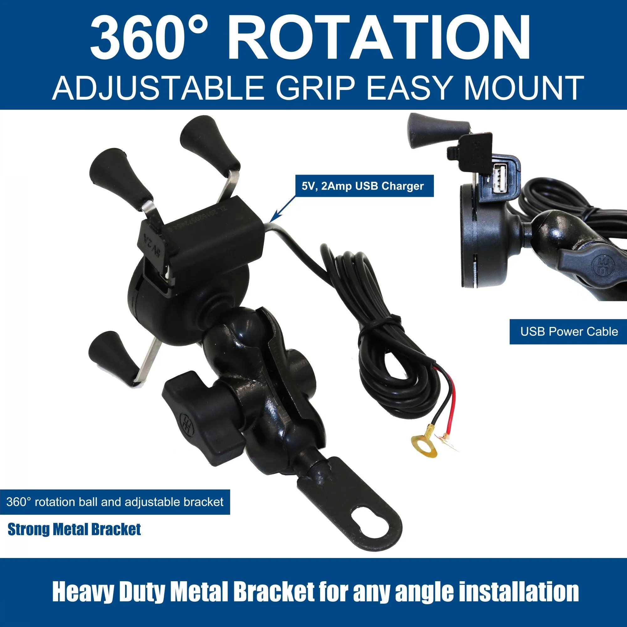 MP0609D  Motorcycle Cell Phone Mount