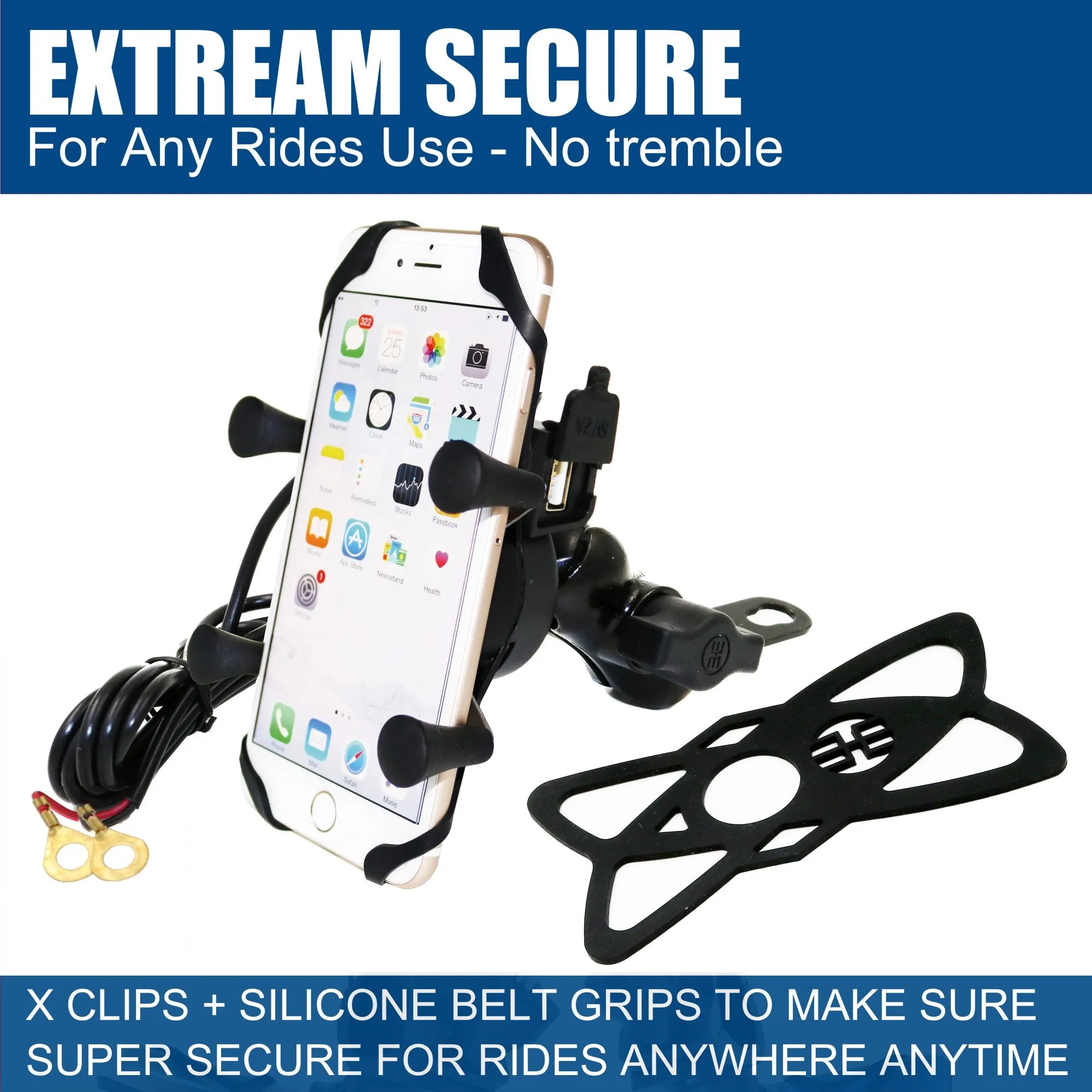 MP0609D  Motorcycle Cell Phone Mount
