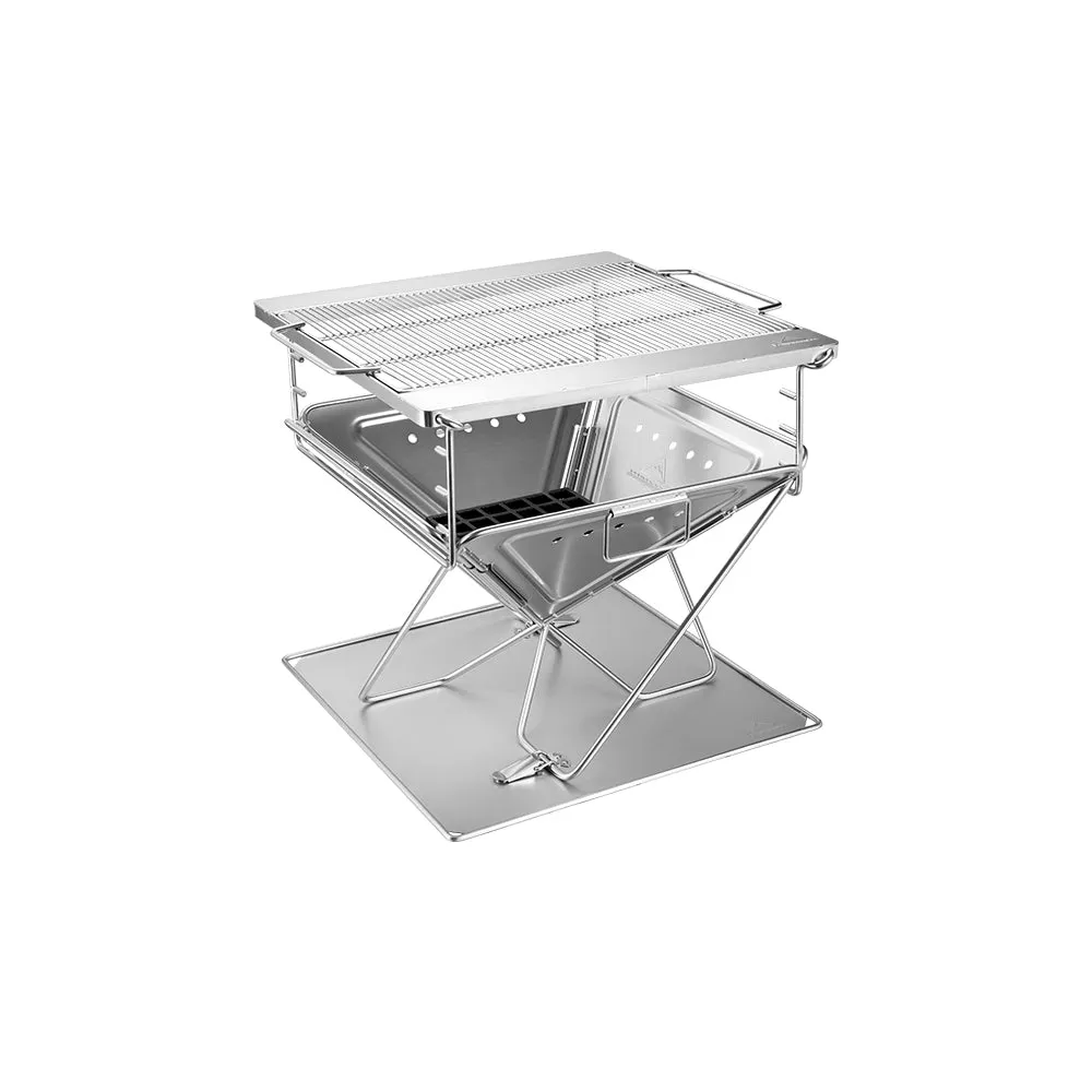 MT-045 3-in-1 Portable Wood Burning Grill & Fire Pit, 16x18", with Bag