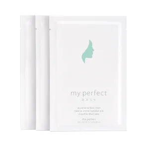 My Perfect The Perfect Cosmetics Company Mask Hyaluronic Sheet Masks For Intense Hydration & Youthful Dewy Glow For All Skin Types (Pack of 3)