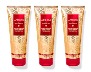 MYT BBW - Bath and Body - Luminous Ultimate Hydration Body Cream 8oz. (Pack of 3)