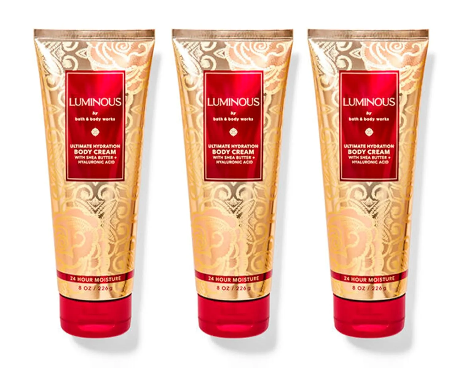 MYT BBW - Bath and Body - Luminous Ultimate Hydration Body Cream 8oz. (Pack of 3)