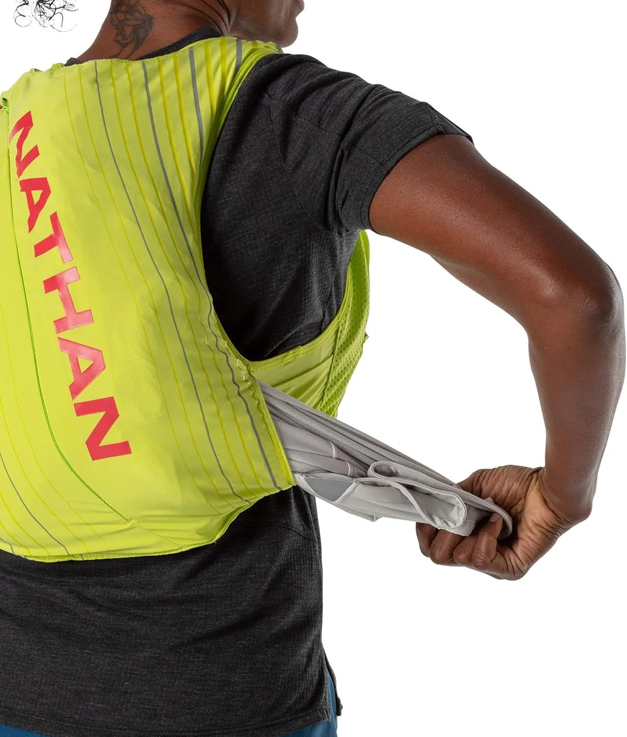 Nathan Unisex Pinnacle Race Vest w/ 12L Hydration Pack, Running Vest with Water Bladder, Hydration Vest for Running Women, Water-Resistant, Moisture Wicking