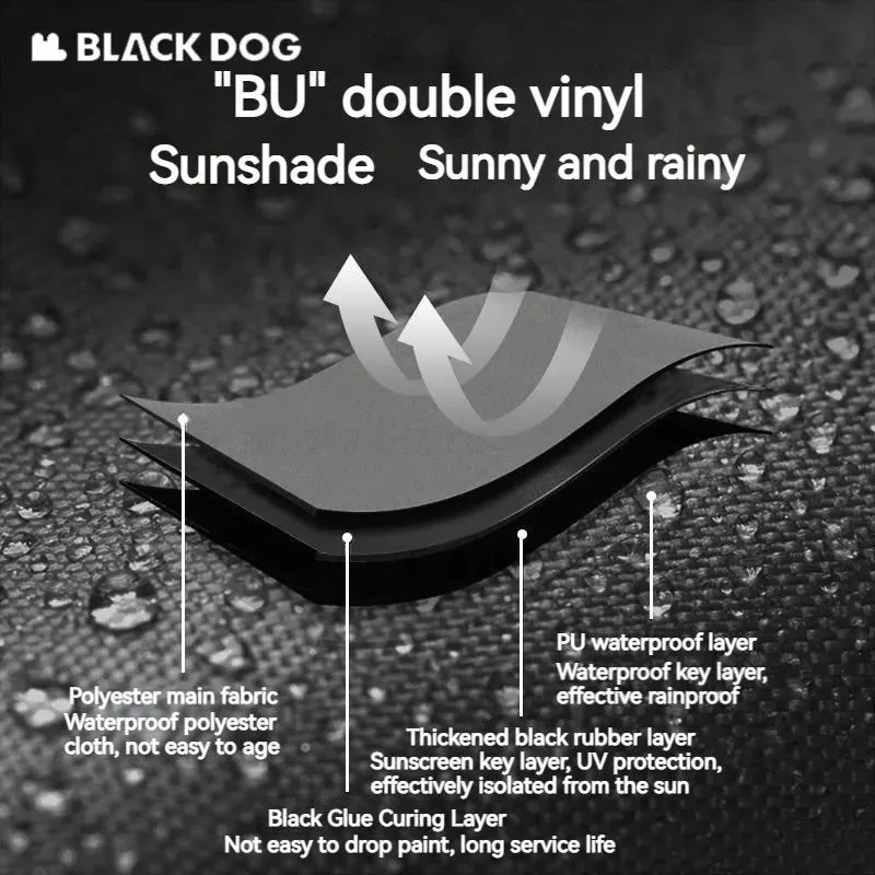 Naturehike Blackdog Automatic Sunshade Tent – 2-3 Person Waterproof Camping Tent