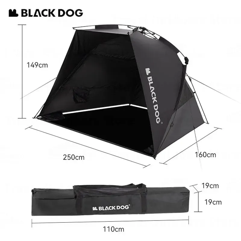Naturehike Blackdog Automatic Sunshade Tent – 2-3 Person Waterproof Camping Tent