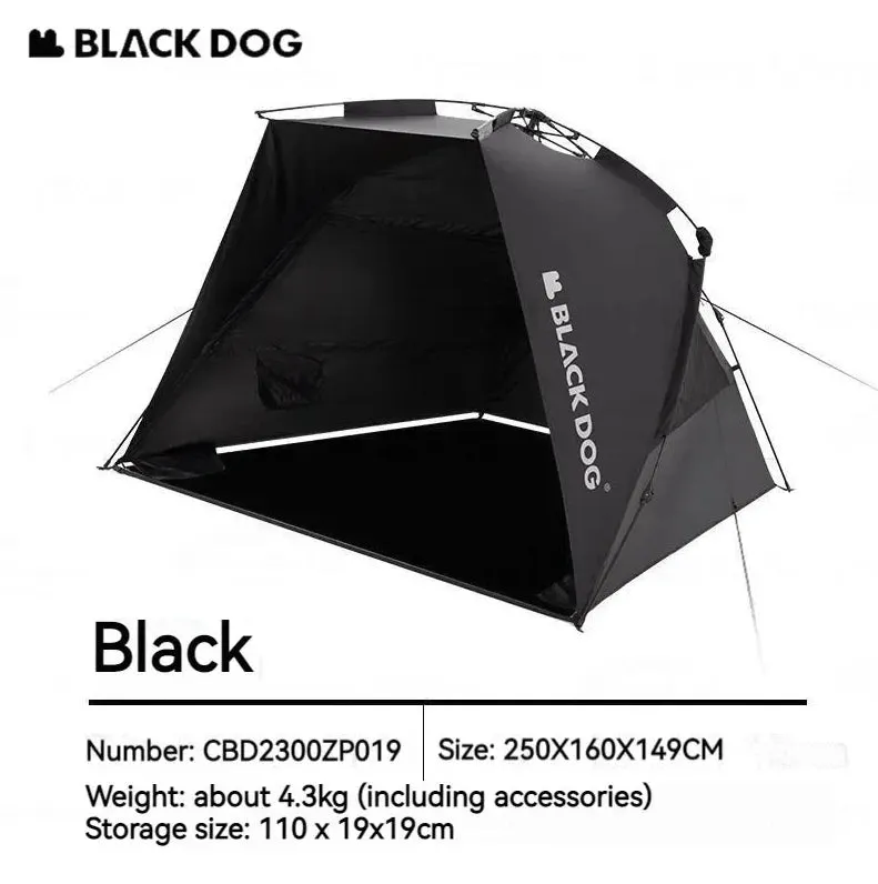 Naturehike Blackdog Automatic Sunshade Tent – 2-3 Person Waterproof Camping Tent