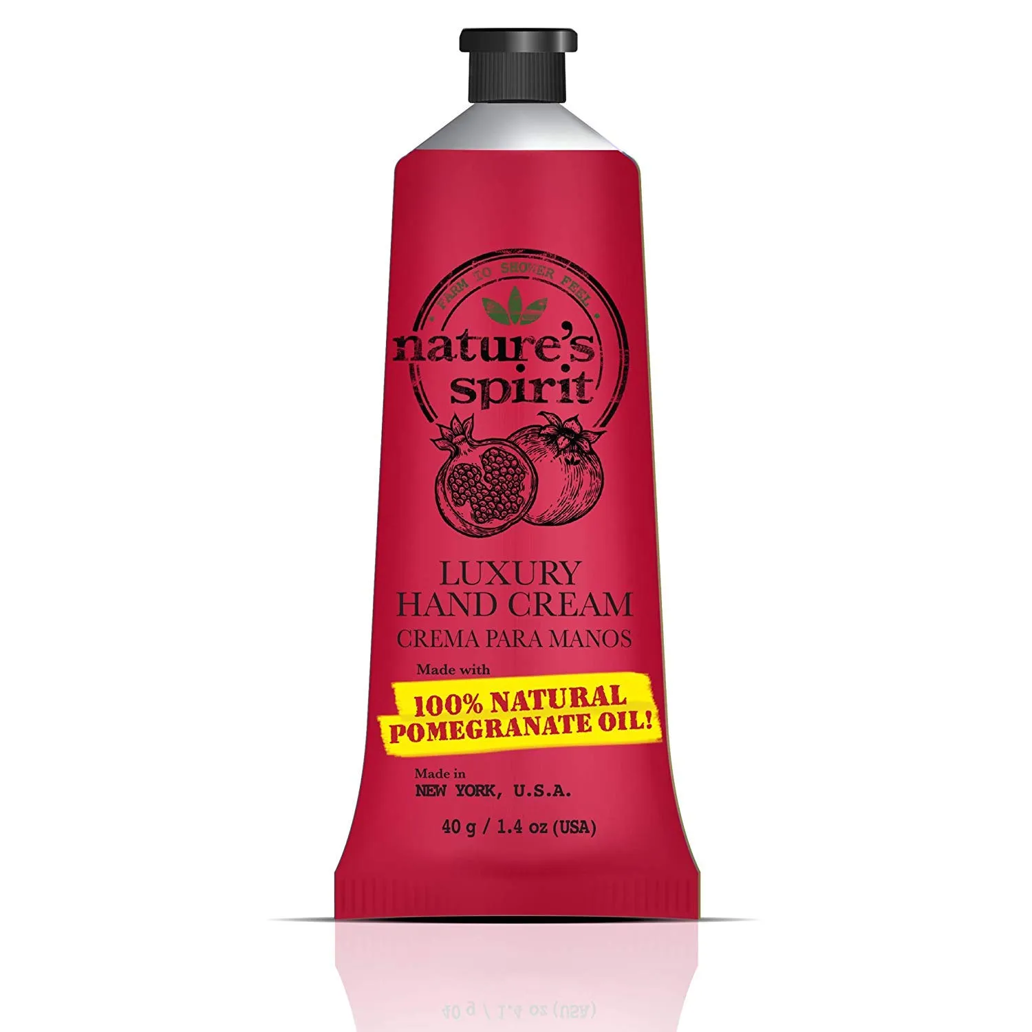 Nature's Spirit Luxury Hand Cream - Pomegranate 1.4 ounce (12 Pack) - Hand Cream Multipack, Hand Cream Variety Pack