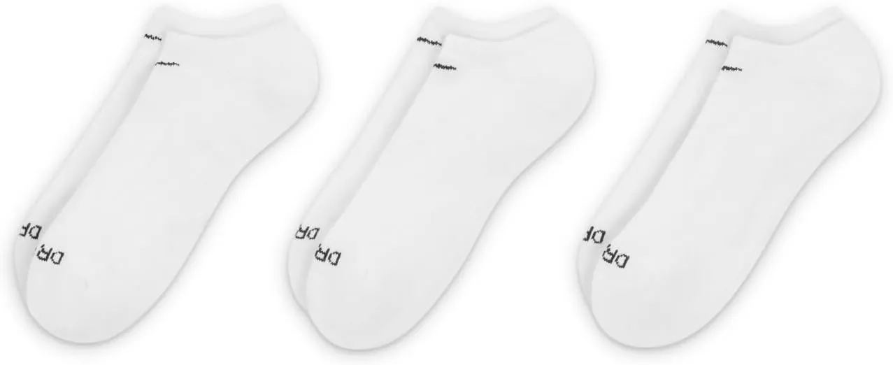 Nike Everyday Plus Cushion No Show Socks 3-Pair Pack