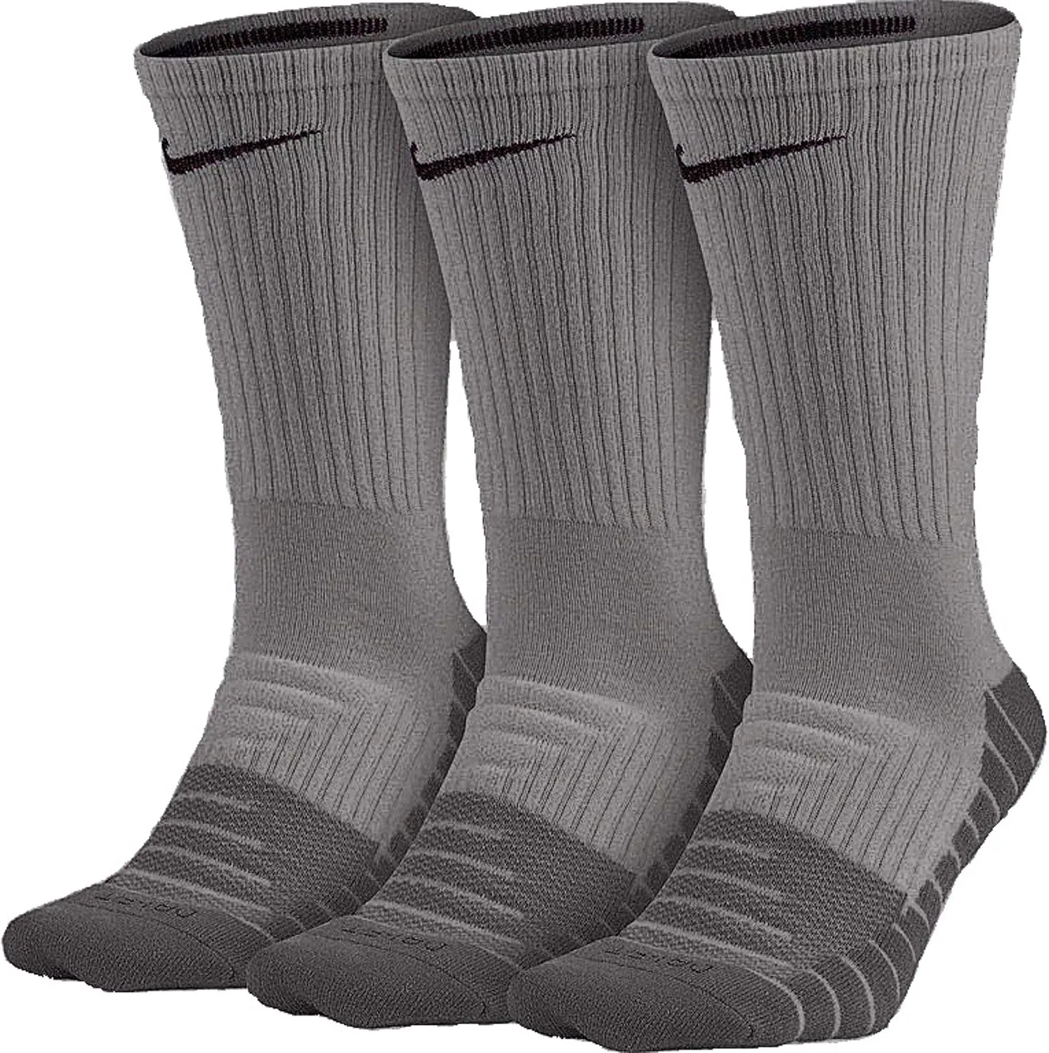 Nike Men's Athletic Performance Lightweight Crew Socks 3-Pack