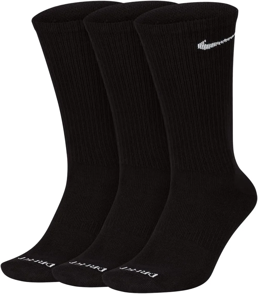 Nike Men's Everyday Plus Lightweight Training Crew Socks (3 Pack)