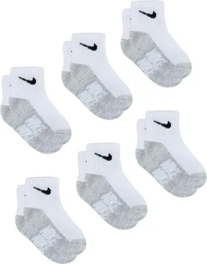 Nike Toddler 6 Pairs Lightweight Ankle Socks Size 2-4 Years