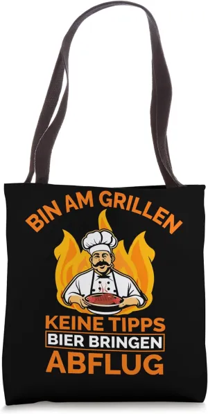 No Tips Beer Bring Departure BBQ Barbecue Barbecue Party Tote Bag