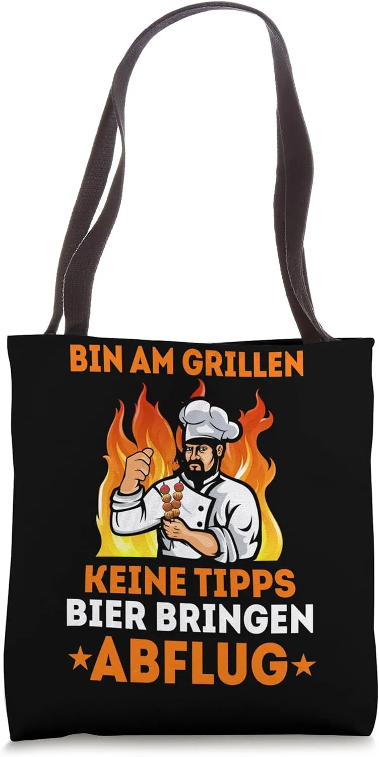 No Tips Beer Bring Departure BBQ Barbecue Barbecue Party Tote Bag