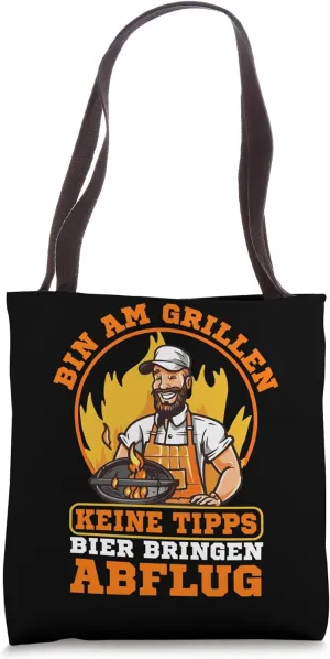No Tips Beer Bring Departure BBQ Barbecue Barbecue Party Tote Bag