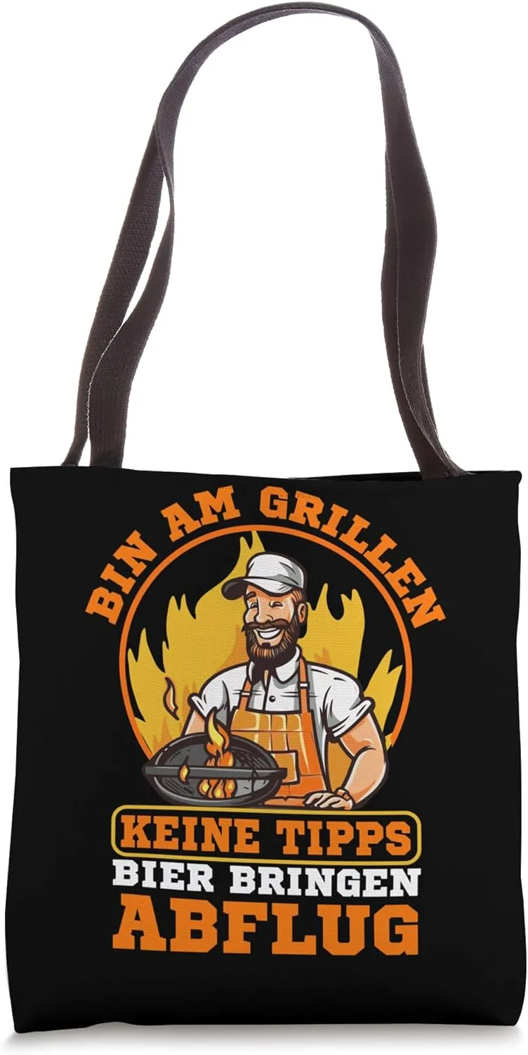 No Tips Beer Bring Departure BBQ Barbecue Barbecue Party Tote Bag
