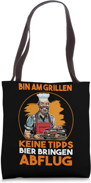No Tips Beer Bring Departure BBQ Barbecue Barbecue Party Tote Bag