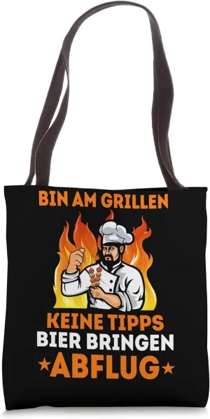 No Tips Beer Bring Departure BBQ Barbecue Barbecue Party Tote Bag